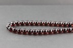 Bracelet en ambre cerise de la Baltique - 18cm - Perles de 6mm